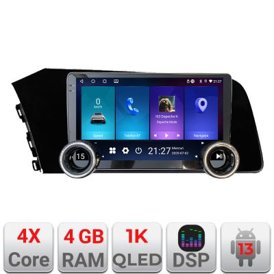 Navigatie Hyundai Elantra 2021- Kit-elantra2021 Edotec  4+64 10.5 inch Incell 1K android Wifi 5Ghz gps internet