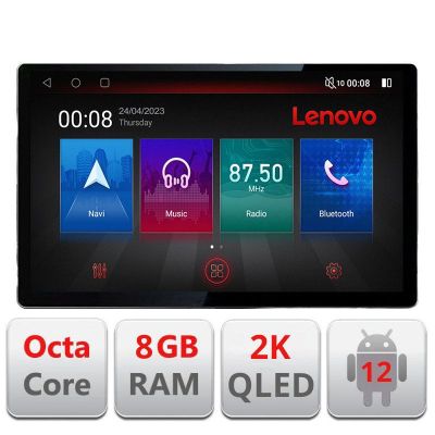 Navigatie Mercedes Clasa R N-215 ecran 13" 2K 8+128 Android Waze USB Navigatie 4G 360 Toslink Youtube Radio KIT