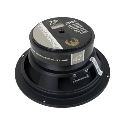 Cutie cu difuzoare iluminate Phoenix Gold 1700W ieșire SPL 2 x 4 OHM 4 x difuzoare midrange 2 x tweetere pro audio