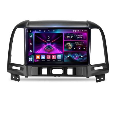 Navigatie Hyundai Santa Fe A-008  4+64 InCell Display 1K Android Waze USB Navigatie Internet Youtube Radio