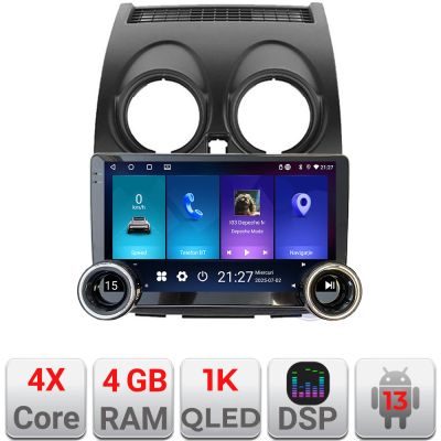 Navigatie Nissan Qashqai Kit-499 Edotec  4+64 10.5 inch Incell 1K android Wifi 5Ghz gps internet