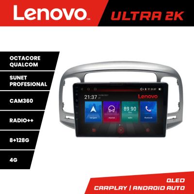 Navigatie Hyundai Accent 2006-2012 M-ACCENT Octa Core Android Radio Bluetooth GPS WIFI/4G DSP 2K 8+128GB 360 To