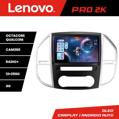 Navigatie Mercedes Vito w447 2016- Android radio gps internet 8 core QLED 2K 12+256 360 Lenovo