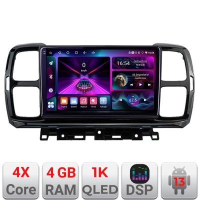 Navigatie Citroen C5 Aircross Android radio gps internet 4+64 InCell Display 1K Kit-aircross+EDT-E209-RK