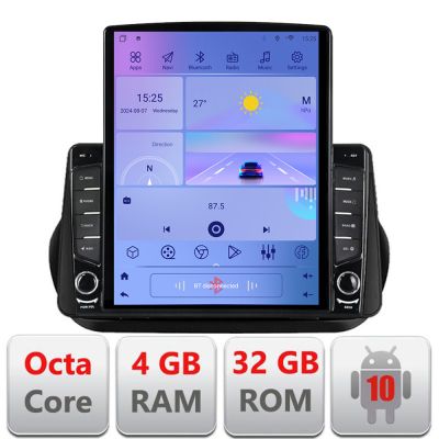 Navigatie Peugeot Bipper, CitroenNemo, Fiat Qubo 2008-2017 Android radio gps internet  Octa Core 4+64 LTE Kit-bipper+EDT-E710 v1