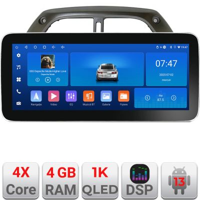 Navigatie Toyota Rav 4 2000-2004 Edotec 4+64 12.3 inch Incell 1K android Wifi 5Ghz gps internet  kit-rav4-old