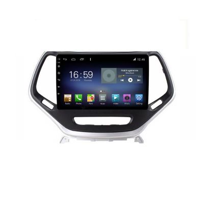Navigatie Jeep Cherokee 2014-2019 Manual F-248 Octa Core cu Android Radio Bluetooth Internet GPS WIFI DSP 8+128GB 4G