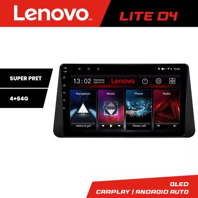 Navigatie Nissan Micra intre anii 2014-2024 Android radio gps internet 4+64 Lenovo