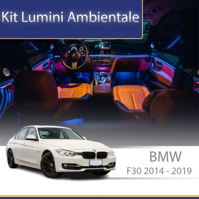 Lumini Ambientale BMW Seria 3 2014-2019 dedicat trimuri piano black control telefon sau sistem original