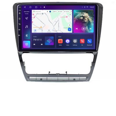 Navigatie Skoda Octavia 2 2005-2013 B-005 Android Ecran QLED octa core 4+64 carplay android auto KIT-005+EDT-E310V3
