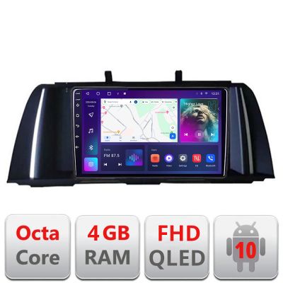 Navigatie Bmw F10 NBT 2012-2016 Android Ecran QLED octa core 4+32 carplay android auto kit-f10-nbt+EDT-E309V3