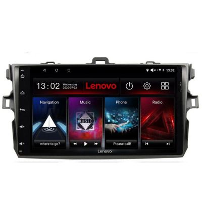 Navigatie Toyota Corolla Lenovo Kit-063 8 core QLED 2K 8+256 360 Android Waze USB Navigatie Internet Youtube Radio