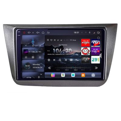 Navigatie Seat Altea 2005-2014 Android radio gps internet 8 core QLED 2K 16+512GB 360 Edotec