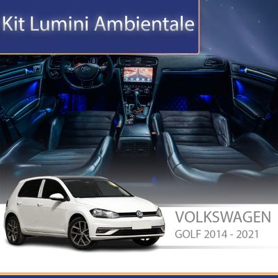 Lumini ambientale VW Golf 7 dedicat trimuri control din sistemul original sau telefon