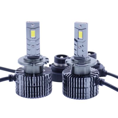 Set de 2 Becuri Faruri Conversie Hid-Led, Steelmate LED D4S Led, Plug & Play, 6000k, Miez Cupru, Radiator Aluminiu Silentios, Calitate Premium