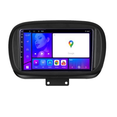 Navigatie Fiat 500 2014 KIT 539 EDOTEC-LITE Android Ecran 720P Octa Core 4 64 Carplay