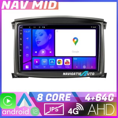 Navigatie Toyota Land Cruiser L100 2002 2006 EDOTEC-LITE Android Ecran 720P Octa Core 4 64 Carplay