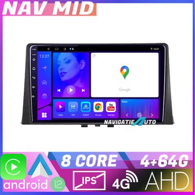 Navigatie Citroen Berlingo 2019 KIT berlingo18 EDOTEC-LITE Android Ecran 720P Octa Core 4 64 Carplay