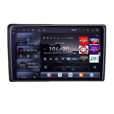 Navigatie Ford Transit Focus Kuga Edotec Kit-transit 8 core QLED 2K 16+512GB 360 Android Waze USB Navigatie Internet Youtube Radio