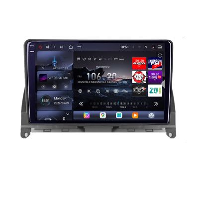 Navigatie Mercedes W204 2008-2012 Edotec Kit-W204 8 core QLED 2K 16+512GB 360 Android Waze USB Navigatie Internet Youtube Radio