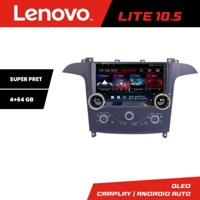 Navigatie Ford S-max 2006-2014 Lenovo Incell 1K 10.5 inch  8 core 4+64 carplay android auto radio internet KIT-smax-navi+EDT-E211-RK
