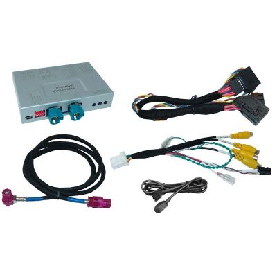 Interfata camera video spate si camera vieo fata Range Rover dupa 2017 cu 2 ecrane la navi si clima CP-LR18-2SCREEN