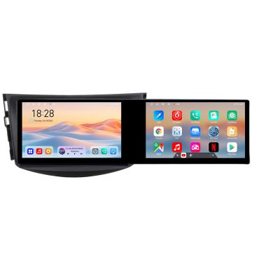 Navigatie Toyota RAV4 Kit-018 Edotec 2 ecrane  8 core 4+128 21.6 inch Incell android Wifi 5Ghz gps internet