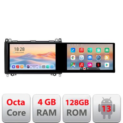 Navigatie Mercedes VW Edotec 8 core 4+128 10.5 inch Incell 1K android Wifi 5Ghz gps internet v1