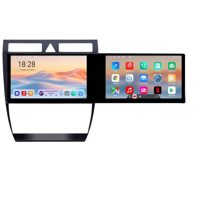 Navigatie Audi A6 Kit-102 Edotec 2 ecrane  8 core 4+128 21.6 inch Incell android Wifi 5Ghz gps internet