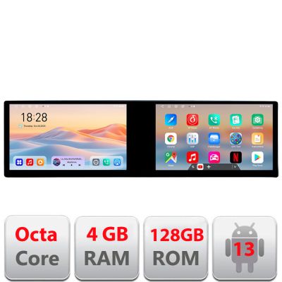 Navigatie Peugeot 307 Kit-307 Edotec 2 ecrane  8 core 4+128 21.6 inch Incell android Wifi 5Ghz gps internet