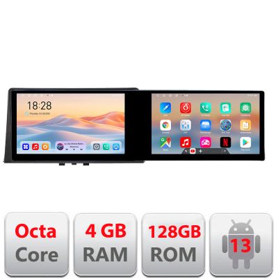 Navigatie Citroen Berlingo 2019-2021 Kit-berlingo18 Edotec 2 ecrane  8 core 4+128 21.6 inch Incell android Wifi 5Ghz gps internet  v3