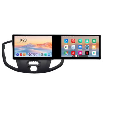 Navigatie Ford Transit V363 2015-2021 Edotec 2 ecrane  8 core 4+128 21.6 inch Incell android Wifi 5Ghz gps internet  Kit-custom