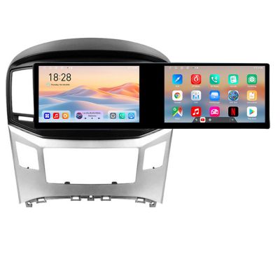Navigatie Hyundai H1 Starex 2016- Kit-h1 Edotec 2 ecrane  8 core 4+128 21.6 inch Incell android Wifi 5Ghz gps internet