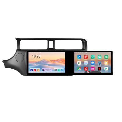 Navigatie Kia Rio 2011-2014 Kit-rio-11 Edotec 2 ecrane  8 core 4+128 21.6 inch Incell android Wifi 5Ghz gps internet  C