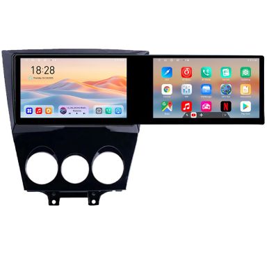 Navigatie Mazda RX8 2003-2008 Edotec 2 ecrane  8 core 4+128 21.6 inch Incell android Wifi 5Ghz gps internet