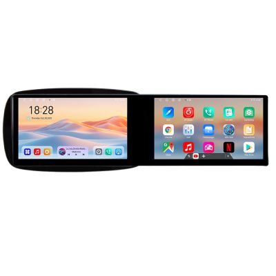 Navigatie Smart For Two 2015- Kit-Smart15 Edotec 2 ecrane  8 core 4+128 21.6 inch Incell android Wifi 5Ghz gps internet a