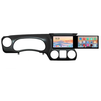 Navigatie Jeep Wrangler 2014-2016 Edotec 2 ecrane  8 core 4+128 21.6 inch Incell android Wifi 5Ghz gps internet  Kit-wr-15