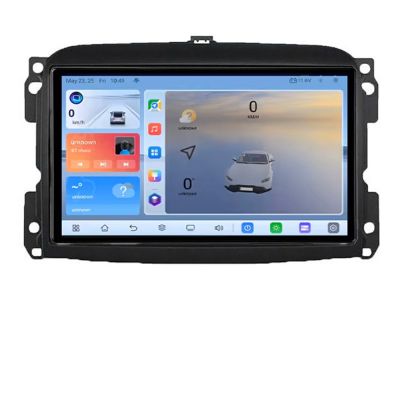 Navigatie Fiat 500L 2012-2017 C-500L Android 8 Core 2.2 Ghz 8+128 Qled 1K ADAS 4G LTE GPS 360 KIT-500L+EDT-E410V3