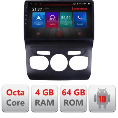 Navigatie Citroen C4 2011-2016 E-241 Octa Core cu Android Radio Bluetooth Internet GPS WIFI DSP 4+64GB 4G RESIGILAT