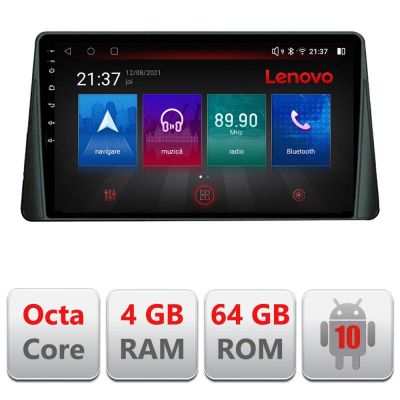 Navigatie Ford Focus 4 Kuga 2018-2023 Octa Core cu Android Radio Bluetooth Internet GPS WIFI DSP 4+64GB 4G RESIGILAT