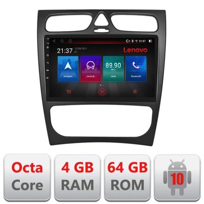 Navigatie Mercedes CLK facelift Android radio gps internet Octa Core 4+64 LTE Kit-facelift+EDT-E509-PRO RESIGILAT