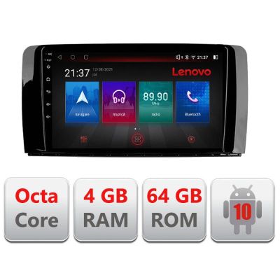 Navigatie Mercedes Clasa R E-215 Octa Core cu Android Radio Bluetooth Internet GPS WIFI DSP 4+64GB 4G RESIGILAT