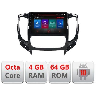 Navigatie Mitsubishi L200 2014-2020 E-1094 Octa Core cu Android Radio Bluetooth Internet GPS WIFI DSP 4+64GB 4G v1 RESIGILAT