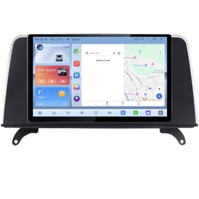 Navigatie dedicata BMW X5 X6 2009-2014 CIC Edonav ecran 13" 1K 4+32 Android Waze USB Navigatie 4G 360 Toslink Youtube Radio KI