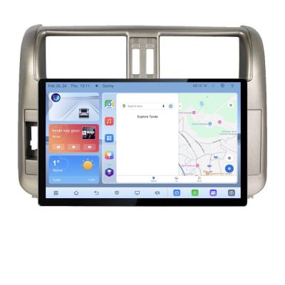 Navigatie dedicata Toyota Prado 2010-2013 N-347 Edonav ecran 13" 1K 4+64 Android Waze USB Navigatie 4G 360 Toslink Youtube Rad