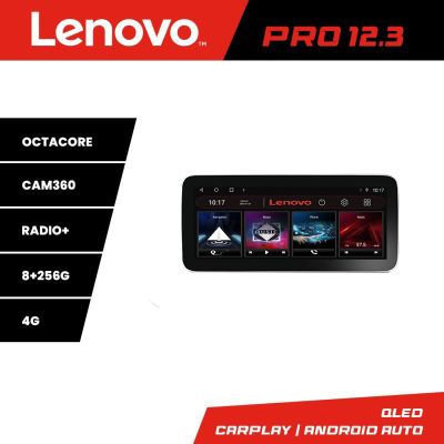 Navigatie Toyota Land Cruiser V8 L200 2008-2019 Lenovo PRO 8+256 12.3 inch qled android 4G DSP gps internet  Kit-381-type-a