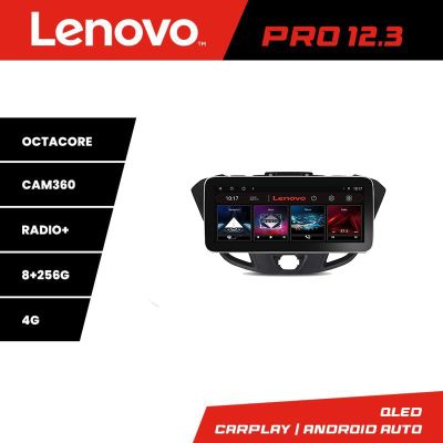Navigatie Ford Transit K-845 Lenovo PRO 8+256 12.3 inch qled android 4G DSP gps internet  8Core