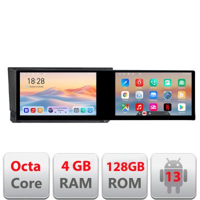 Navigatie Seat Arona Edotec 2 ecrane  8 core 4+128 21.6 inch Incell android Wifi 5Ghz gps internet
