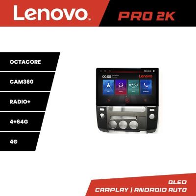 Navigatie dedicata Edonav Nissan Patfinder Navara Lenovo PRO 4+64 13 inch 2K android 4G DSP gps internet  KIT-nav-oem