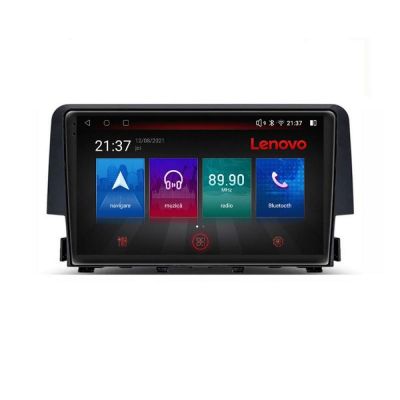 Navigatie Honda Civic 2016-2020 8 core QLED Qualcomm 4+64 360 Android Waze USB Navigatie Internet Youtube Radio Lenovo